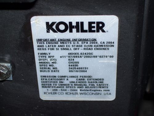 Hobart champion 10,000 welder/generator