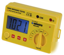 New audio impedance tester 100V pa 600.665