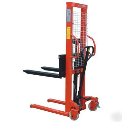 New manual pallet stacker lift truck forklift stackers 