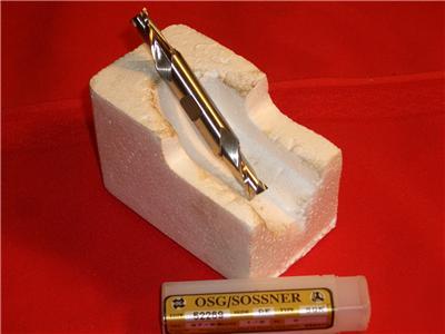 Osg sossner 27/64 double end mill 2FLT sq part# 52269