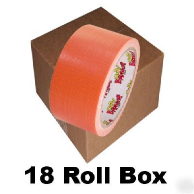 18 roll box of orange duct tape 2
