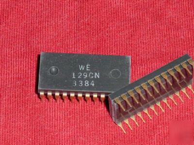19 pcs. we# WE129CN 24 pin with gold leads