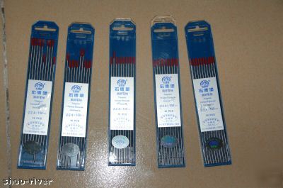 2.4 tungsten electrodes tig welding WT20 red tip 50 pcs