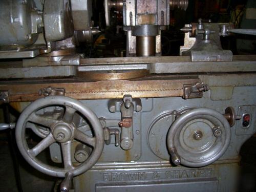 Brown & sharpe #13 universal tool and cutter grinder 