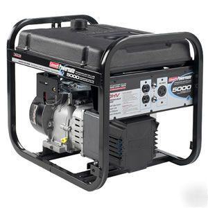Coleman powermate 5,000 watt generator 6250 surge watts