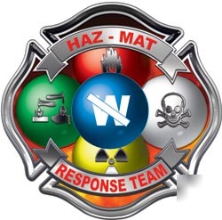 Firefighter decal reflective 2