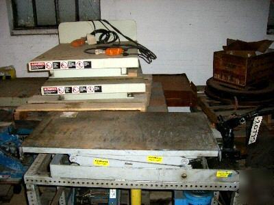 T-s equipment hydraulic lift table, manuel pump (20795)