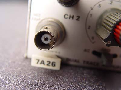 Tektronix 7A26 200MHZ dual trace plug in amplifier