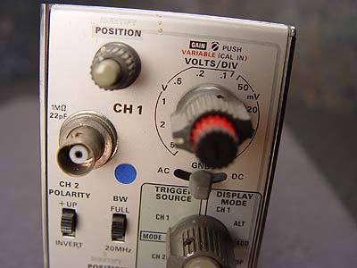 Tektronix 7A26 200MHZ dual trace plug in amplifier