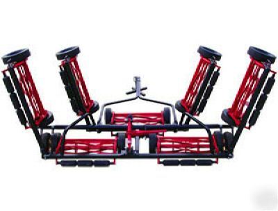 Lawn mower - reel type - 7 gang - commercial - 11' cut