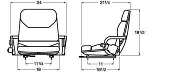 Caterpillar forklift seat replacement lift truck seat, 