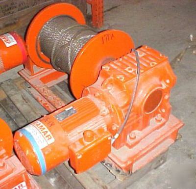 Two jeamar heavy duty lifting winch nlt 3800 3 phase 