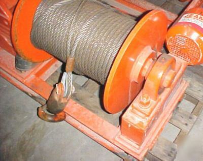 Two jeamar heavy duty lifting winch nlt 3800 3 phase 