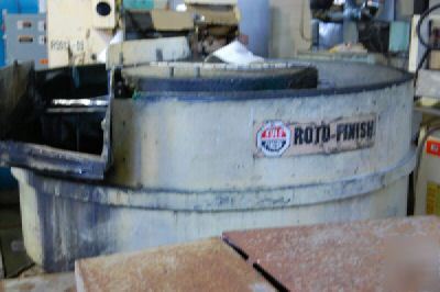 10 cu.ft roto-finish #T12BCPT vibratory burnishing mach