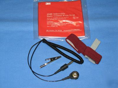 3M # 2244 ~ adjustable static control wrist strap 