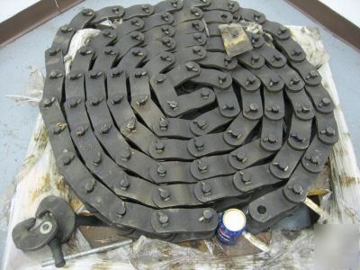 Lot renold jeffrey large roller chain 4.063 inch pitch
