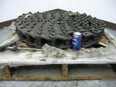 Lot renold jeffrey large roller chain 4.063 inch pitch