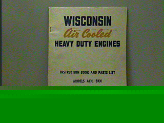 Wisconsin air cooled acn bkn engine manual & parts list