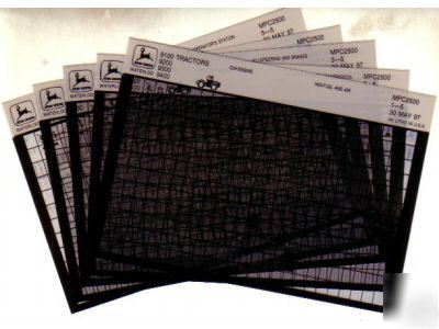 John deere 100 flail shredder parts manual microfiche
