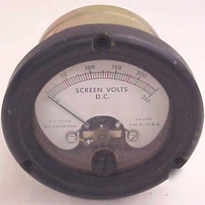 Tv-2 tube tester screen volts voltmeter TV2 vacuum