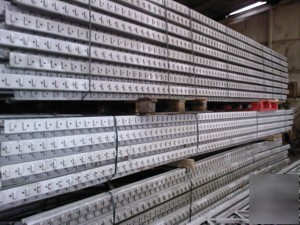 5 bays of apex pallet racking 3M high - 1.95M beams