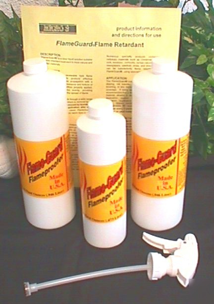 New flame retardant spray flame-guard fire resistant 