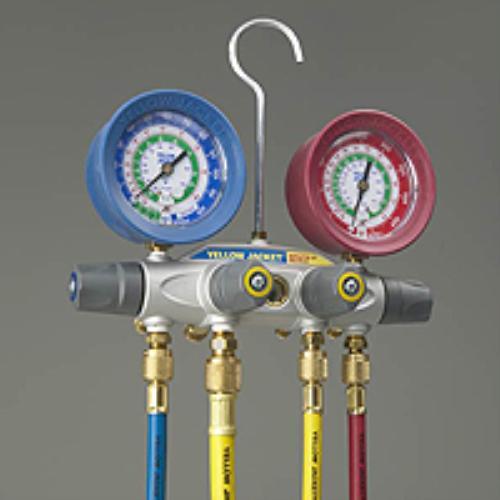 New yellow jacket 46022 brute ii manifold gauges hvac 