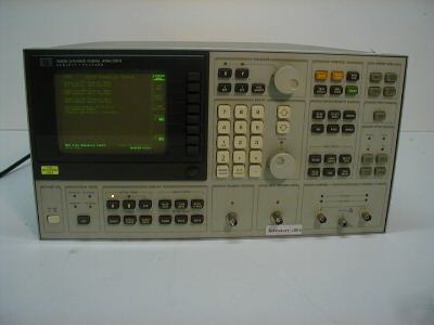 Hp agilent 3562A dual channel dynamic signal analyzer