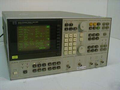 Hp agilent 3562A dual channel dynamic signal analyzer