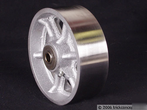 English wheel upper ground and polished 2X6 anvil