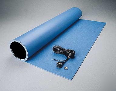 New desco esd mat blue 24