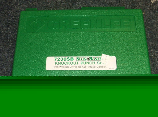 New greenlee 7238SB manual knockout punch kit 1/2