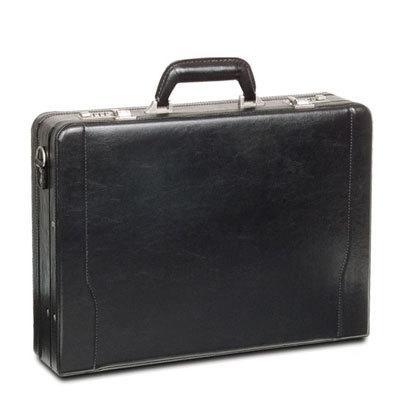 New solo 488-4 leather laptop attache